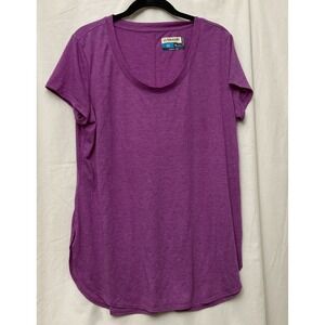 Magellan‎ Women's Purple Fish Gear Moisture-Wicking Short Sleeve T-Shirt - SZ XL